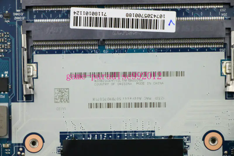 Lenovo 00HT586 moederbord