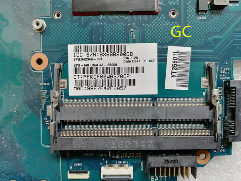 HP 842346-001 moederbord