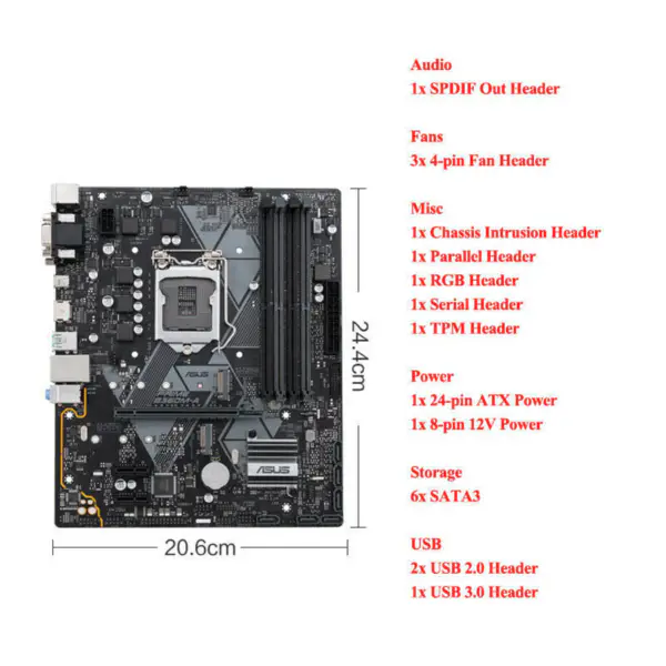 Asus PRIME B360M-A moederbord