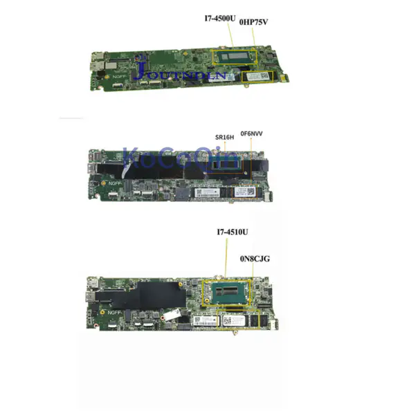 HP 0HP75V 0N8CJG N8CJG I7-4510U 0F6NVV F6NVV I7-4650U moederbord
