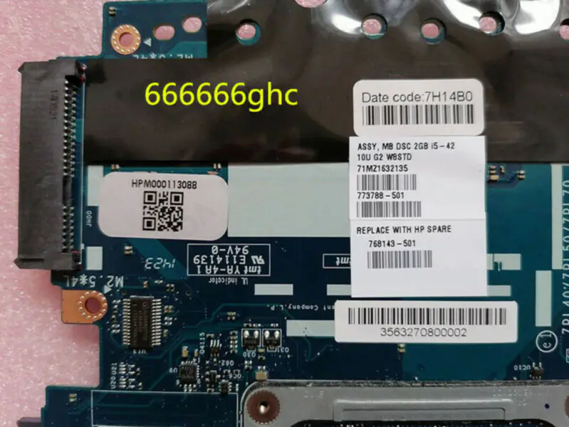 HP 768143-501 moederbord