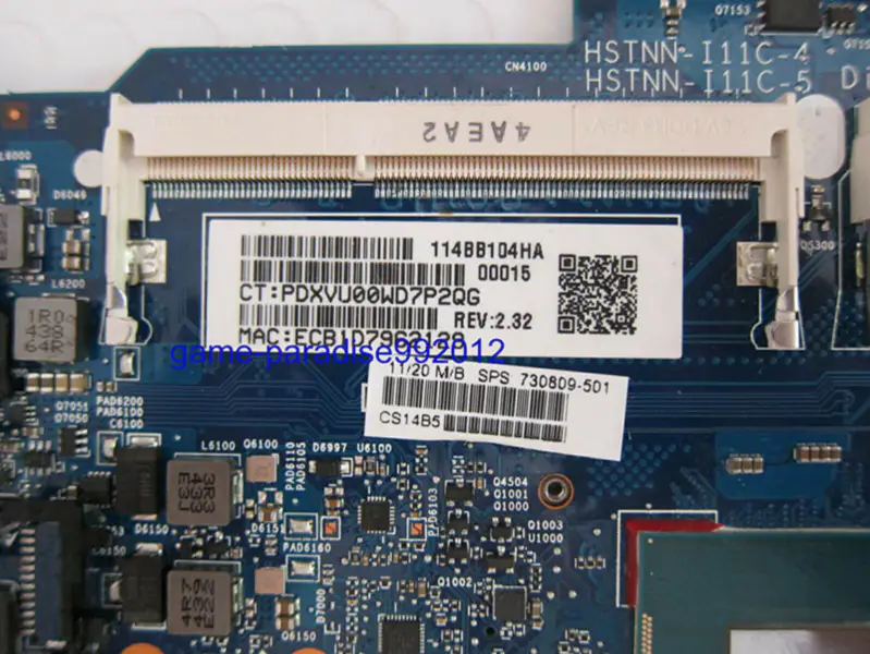 HP 730809-501 moederbord