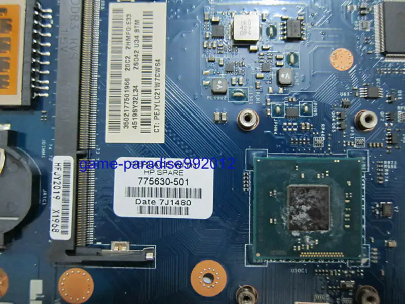 HP 775630-501 moederbord