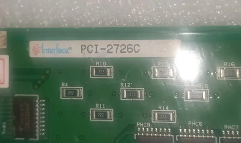 Interface PCI-2726C DAQ-kaart