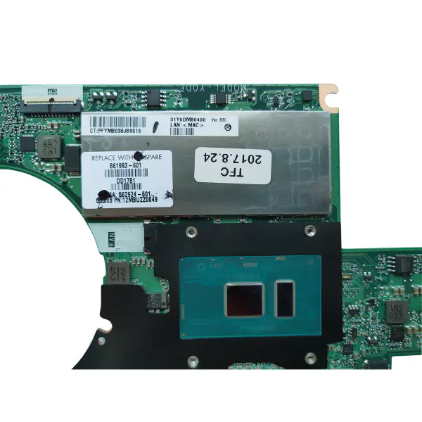 HP Spectre x360 861993-001 861993-501 861993-601 DAG0DEMBAB0 Moederbord