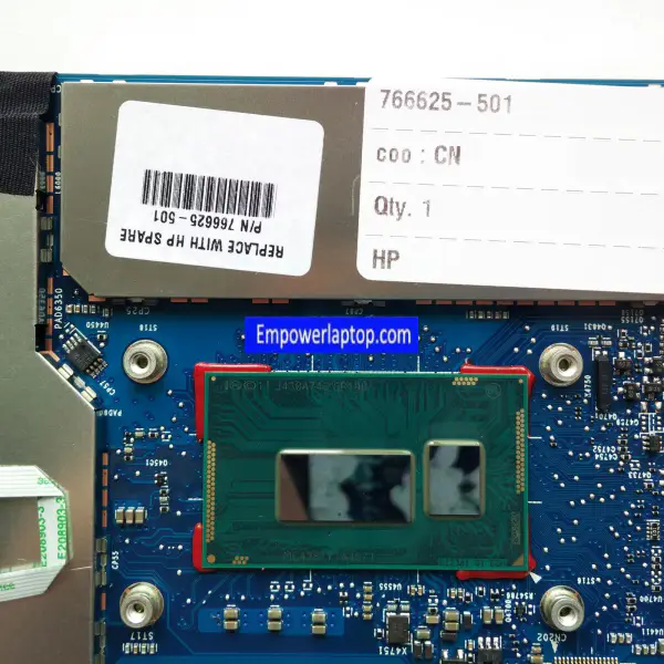 HP 766625-001 766625-601 i5-4302Y CPU 4GB 1,6GHz Moederbord