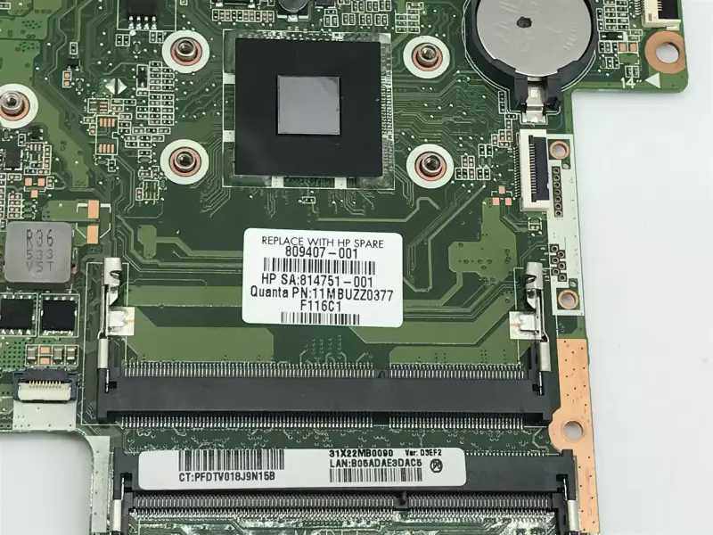 HP 809407-001 809407-501 DA0X22MB6D0 15-AB moederbord