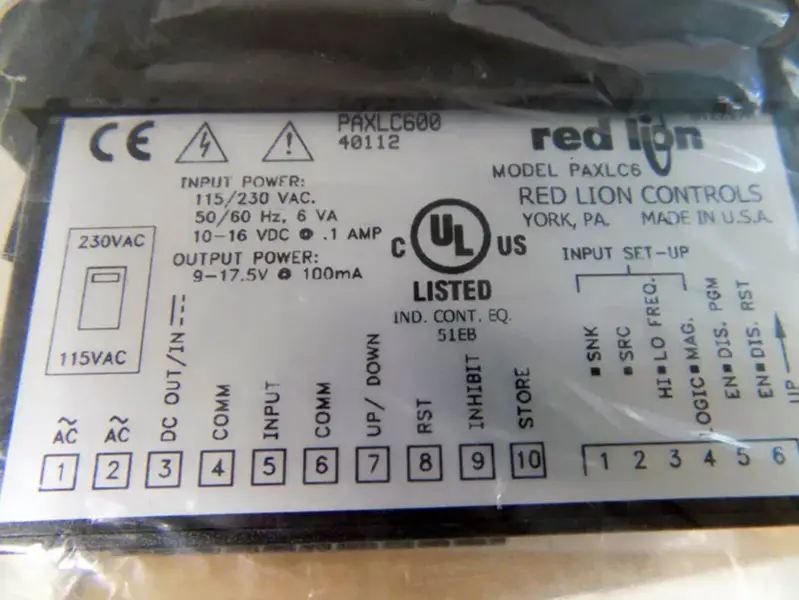 Besturingen PAXLC600 van Red Lion