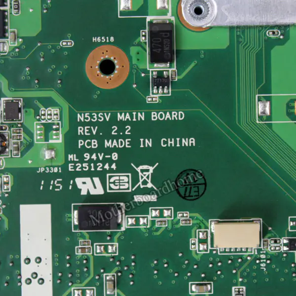 Asus 60-NBGMB1000 N53SN ATX moederbord