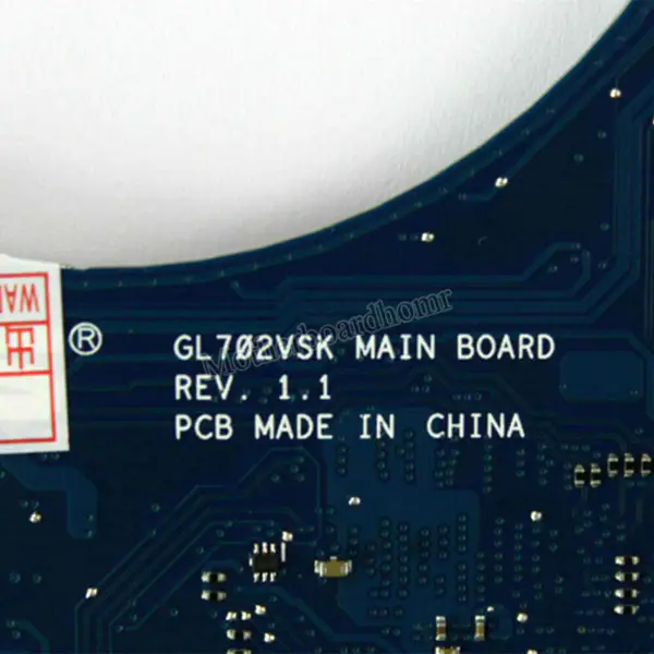 Asus 60NB0DZ0-MB1260 GL702VSK moederbord
