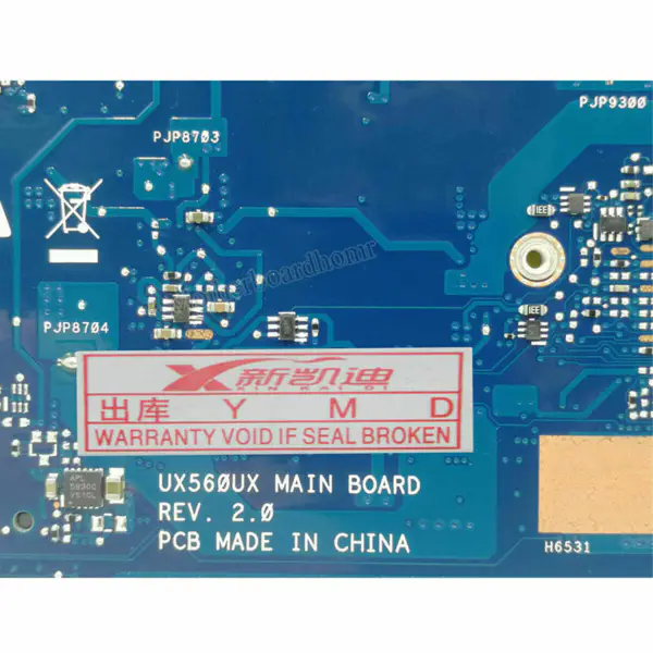 Asus 60NB0C20-MB7001 Q524UQ UX560U UX560UQK UX560UQ UX560UX ATX moederbord
