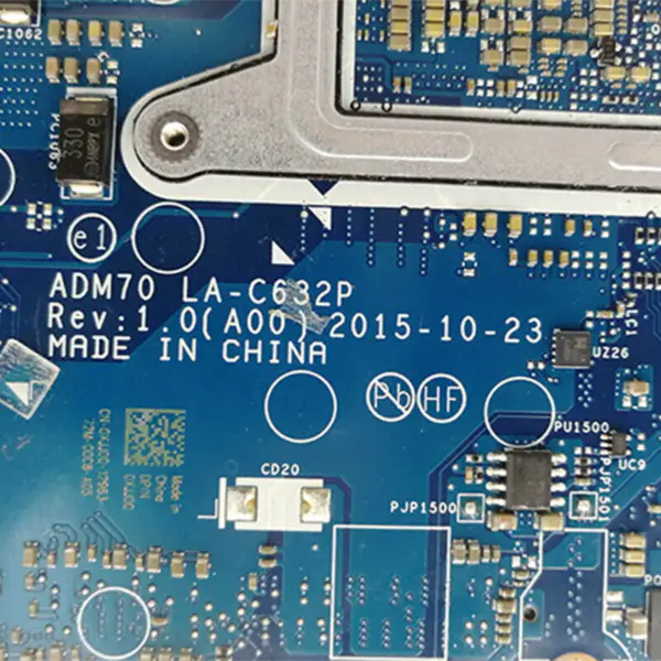 Dell la-c632p E5470 5470 LA-C831P ATX moederbord