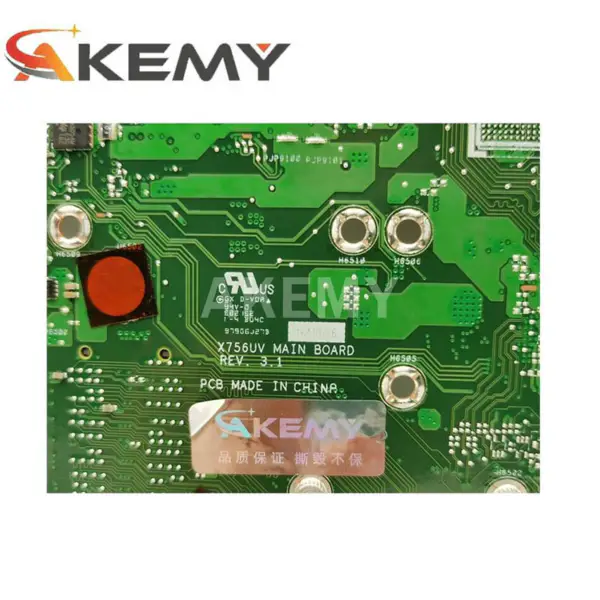 Asus X756UAK ATX moederbord