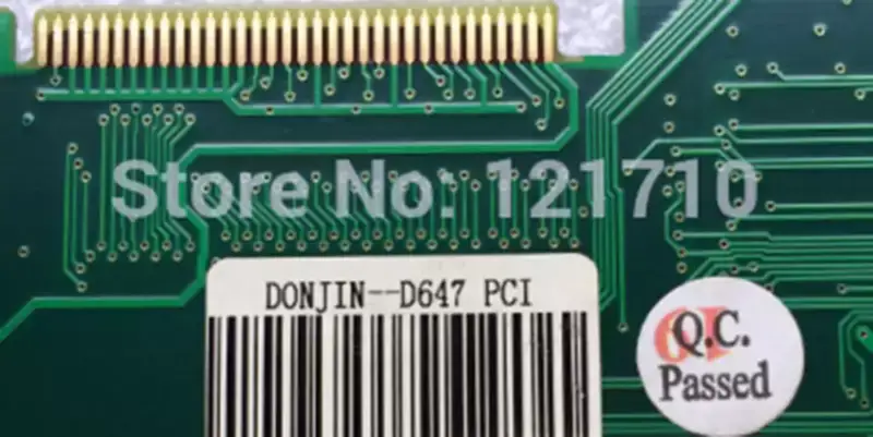 DONJIN D1280E1-PCI REV 1.63B DONJIN-D647 PCI signalering digitale netvoedingskaart industrieel moederbord