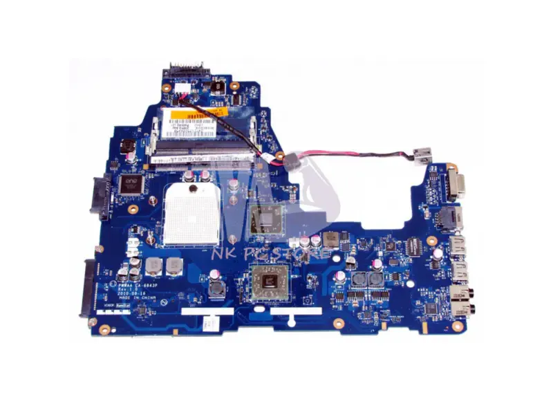 Toshiba K000111550 C660 A660 A665 PWWAA LA-6843P socket s1 moederbord