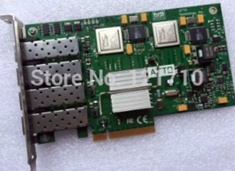 ATTO ATTO FC44ES 4GB/S 4 GIGABIT FIBRE CHANNEL ( FC ) PCI-E X8 HOST BUS ADAPTER ( HBA ) industrieel moederbord