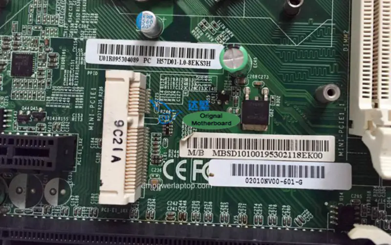 Acer X3900 X5900 H57D01 MBSD101001 LGA1156 moederbord
