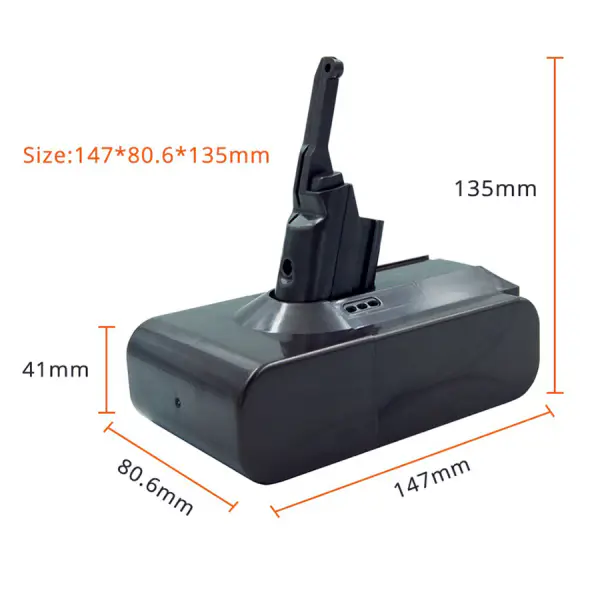 Dyson V8 21.6V 4000mAh batterij