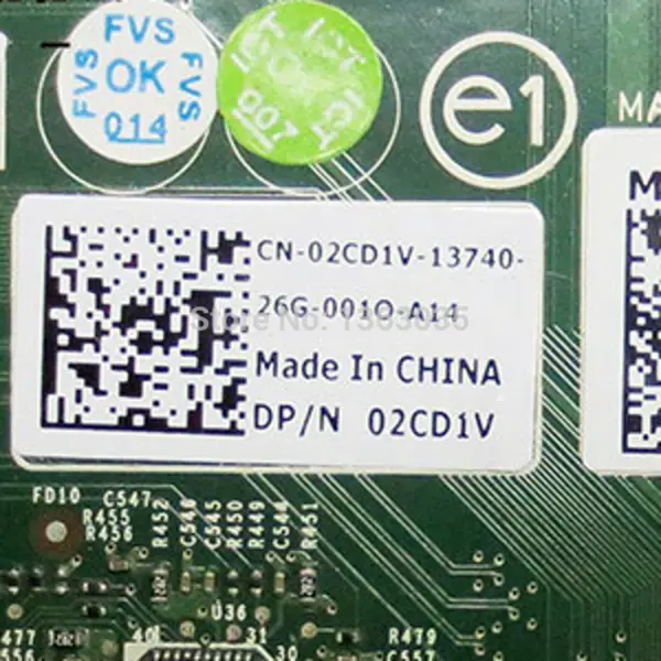 IBM 02CD1V 2CD1V CN-02CD1V server moederbord voor POWEREDGE T620