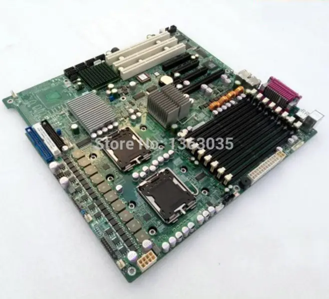 Supermicro X7DBE-X Server Moederbord 5000P chipset LGA771 6*PCI-X