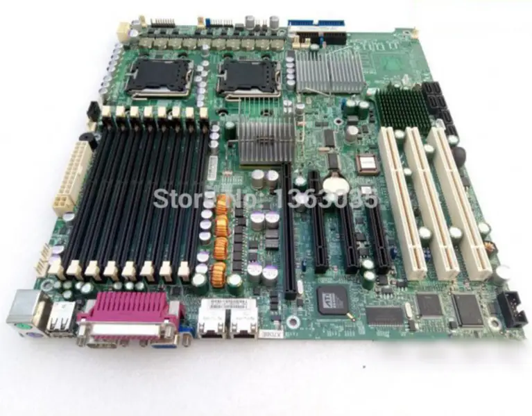 Supermicro X7DBE-X Server Moederbord 5000P chipset LGA771 6*PCI-X