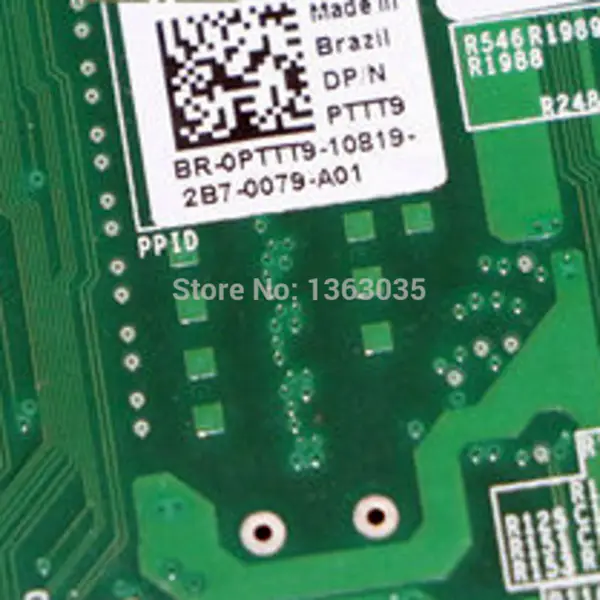 Dell 0PTTT9 PTTT9 BR-0PTTT9 werkstation moederbord voor Precision T3600