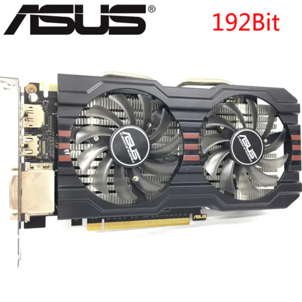 ASUS Videokaart GTX 660 2GB 192Bit GDDR5 Videokaarten voor nVIDIA Geforce GTX660 Gebruikte VGA-kaarten sterker dan GTX 750 Ti