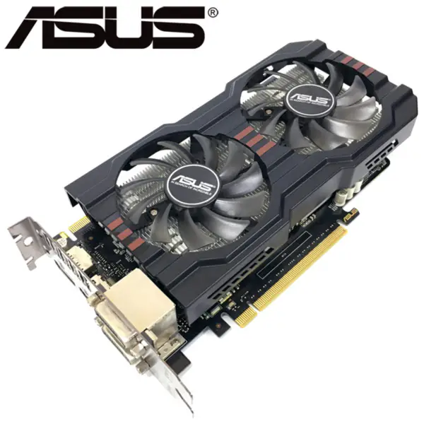 ASUS Videokaart GTX 660 2GB 192Bit GDDR5 Videokaarten voor nVIDIA Geforce GTX660 Gebruikte VGA-kaarten sterker dan GTX 750 Ti