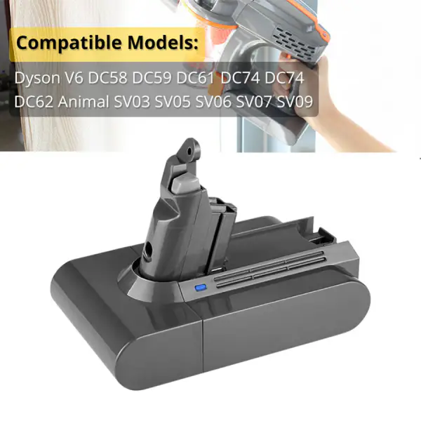 Dyson V6 DC62 DC58 DC59 SV09 SV07 SV03 Accu