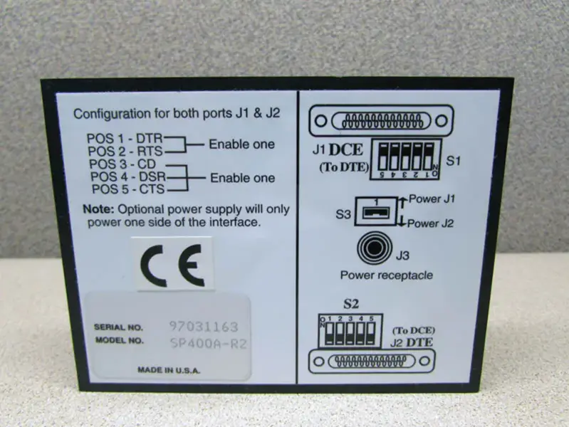 Zwarte doos SP400A-R2
