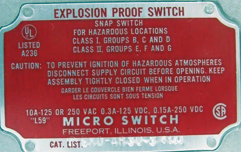 MICROSCHAKELAAR EXD-AR30-3