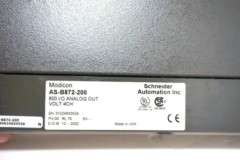 SCHNEIDER ELEKTRISCHE MODICON AS-B872-200