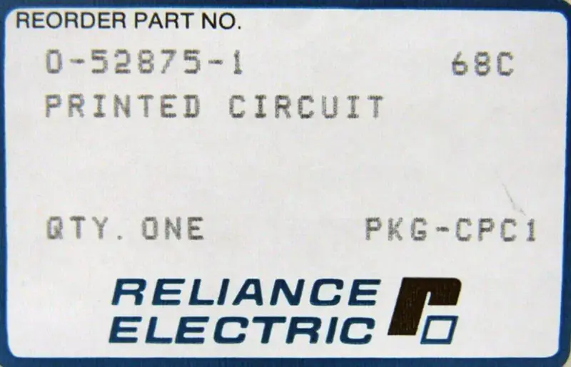 RELIANCE ELEKTRISCH 0-52875-1