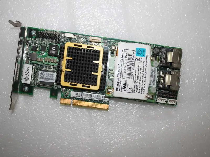 SUN 375-3536 PCI-E SAS RAID Array Card with Battery