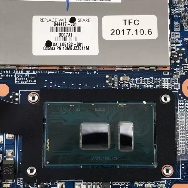 HP Probook 450 G2 784118-001 784118-501 ZPL40/ZPL50/ZPL70 LA-B181P Moederbord
