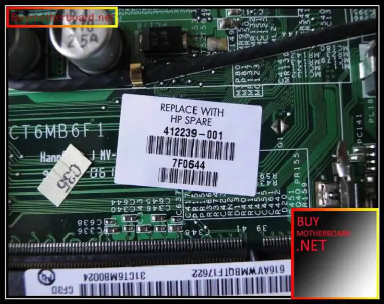 moederbord 412239-001 voor HP pavilion DV1000