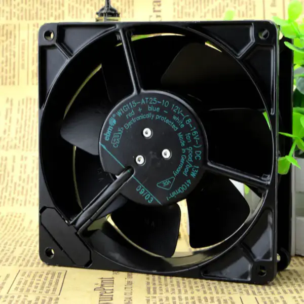 EBM W1G115-AT25-10 12V 13W 12738 13CM ventilator 3-draads