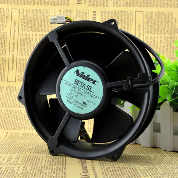NIDEC D17L-24PS3 01 24V 1,40A ventilator BKV301216/77