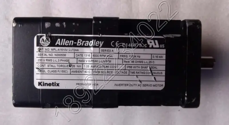 ALLEN-BRADLEY motor MPL-A1510V-VJ72AA