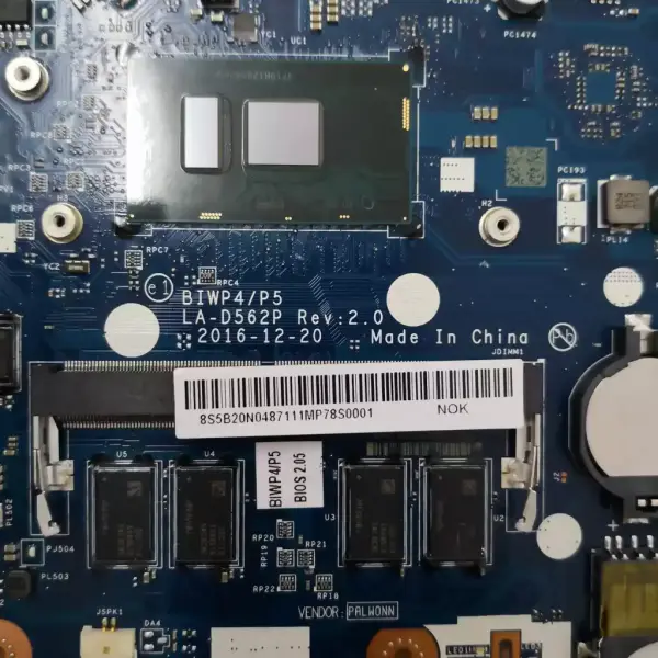 Lenovo 5B20M41058 BIWP4 P5 LA-D562P Ideapad 110-15ISK Moederbord