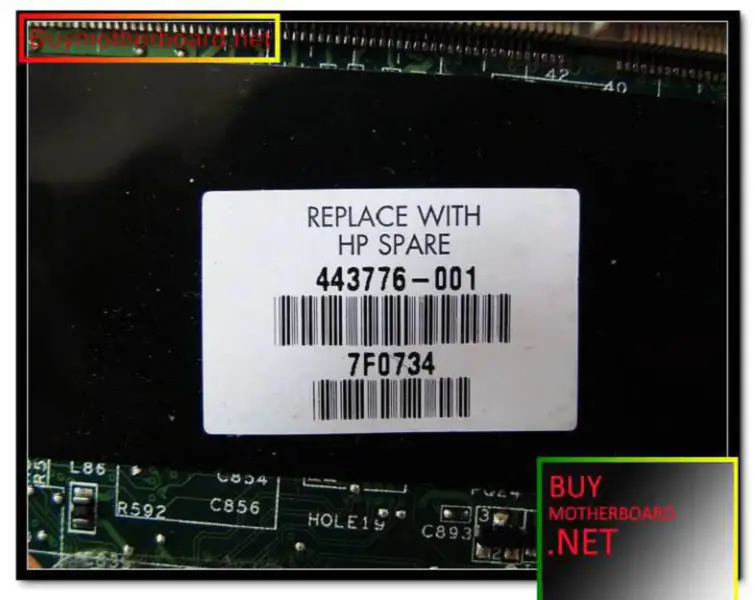 moederbord 443776-001 voor HP pavilion DV6000