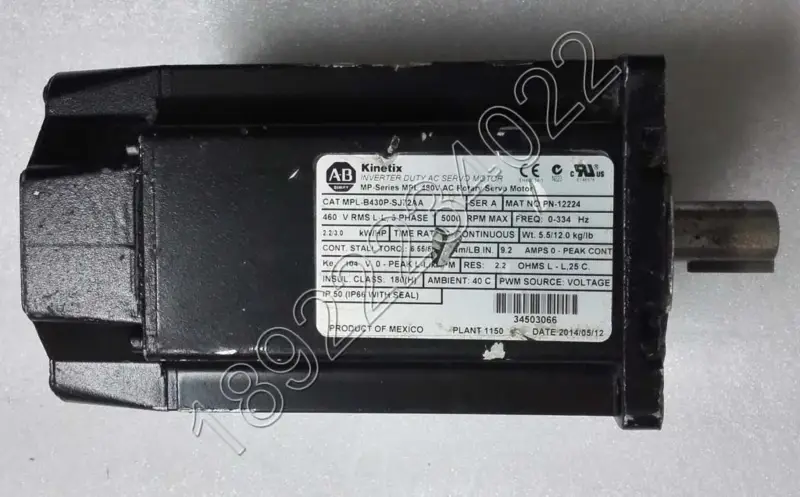 ALLEN-BRADLEY motor MPL-B430P-SJ72AA