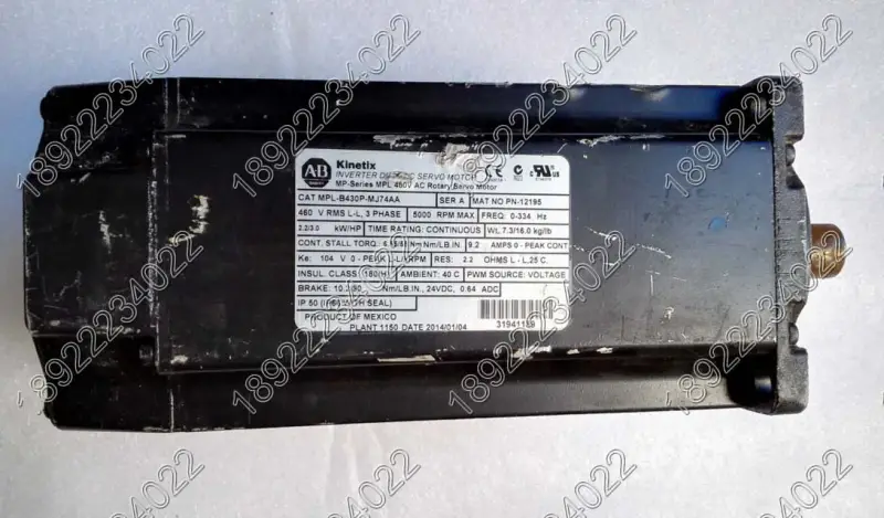 ALLEN-BRADLEY motor MPL-B430P-MJ74AA