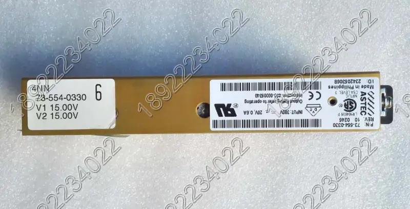 ASTEC voeding 73-554-0330 uitgang 15V