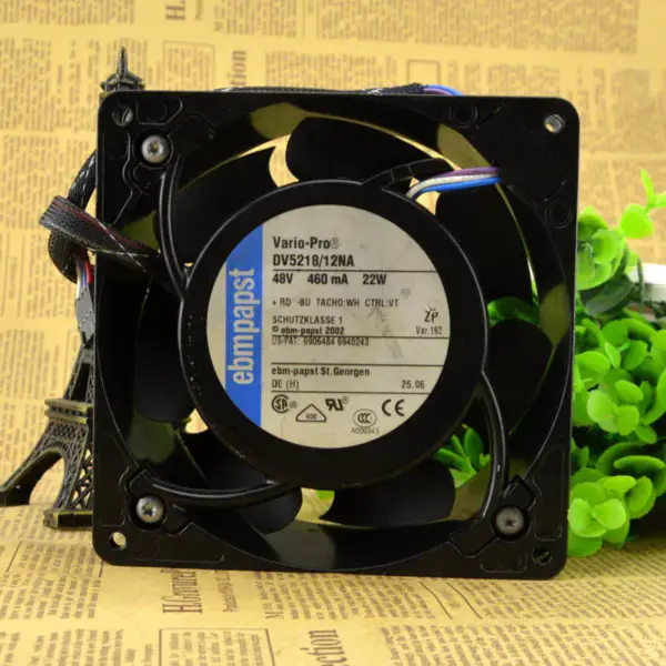 DV5218/12NA papst 48V 22W 0.46A 13CM 12738 12.7cm ventilator