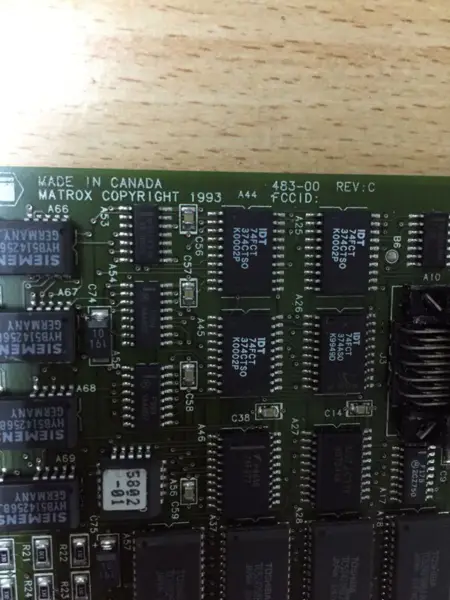 MATROX 483-00 REV:C Moederbord