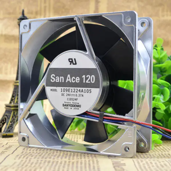 Sanyo 109E1224A105 24V 0,37A 12cm 12038 ventilator