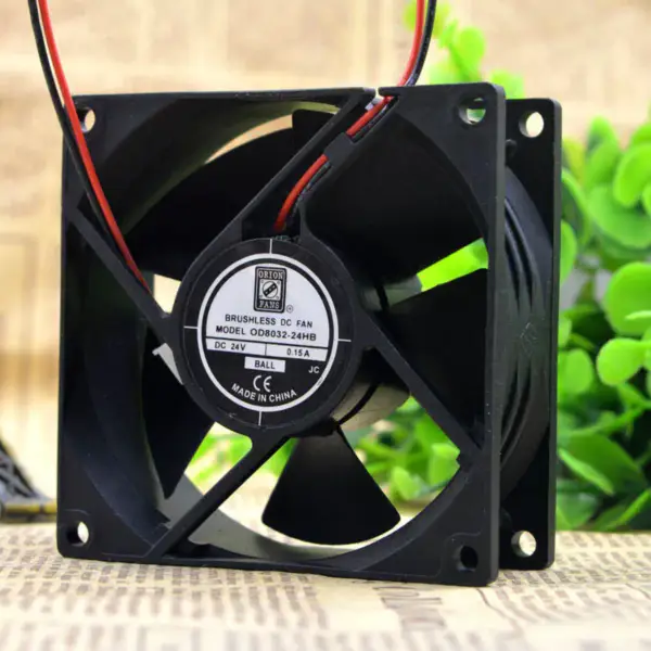 ORION FANS 8CM 8032 24V 0,15A OD8032-24HB 2-draads ventilator