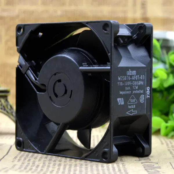 EBM W2S076-AF07-03 8CM 8038 110V 12W ventilator