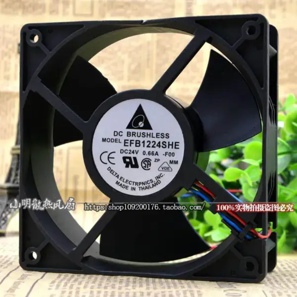 Delta Emerson DELTA EFB1224SHE-T8SB 12038 24V 0,66A CT ventilator